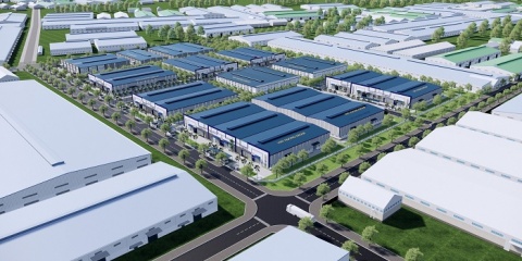 Một khu công nghiệp tại Bình Dương vừa được đầu tư gần 2.500 tỷ đồng để xây thêm 100 nhà xưởng