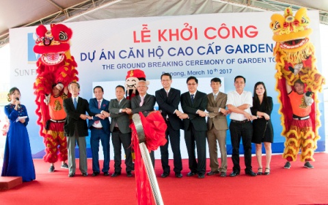 GROUNDBREAKING CEREMONY OF GARDEN TOWER PROJECT