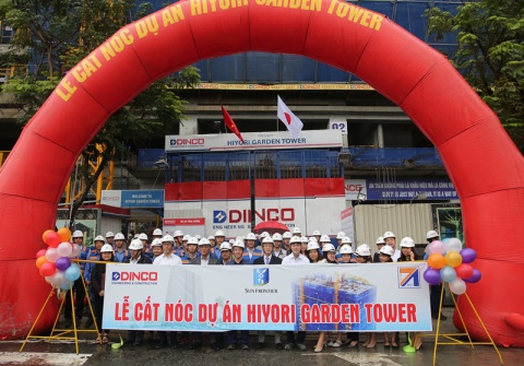 TOPPING OUT CEREMONY OF HIYORI GARDEN TOWER PROJECT