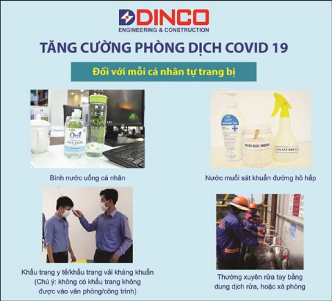 CÙNG DINCO E&C CHUNG TAY ĐẨY LÙI DỊCH COVID 19