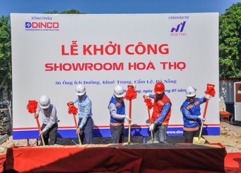 DINCO E&C KHỞI CÔNG DỰ ÁN TỔ HỢP TRUNG TÂM MAY ĐO THỜI TRANG – SHOWROOM – VĂN PHÒNG DỆT MAY HOÀ THỌ