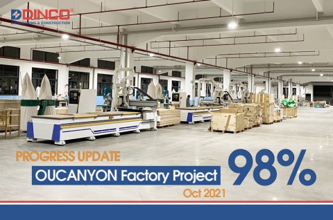PROGRESS UPDATE OF OUCANYON FACTORY PROJECT - OCTOBER 2021