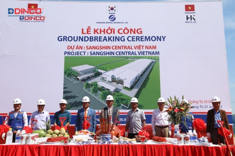 LỄ KHỞI CÔNG DỰ ÁN SANGSHIN CENTRAL VIỆT NAM