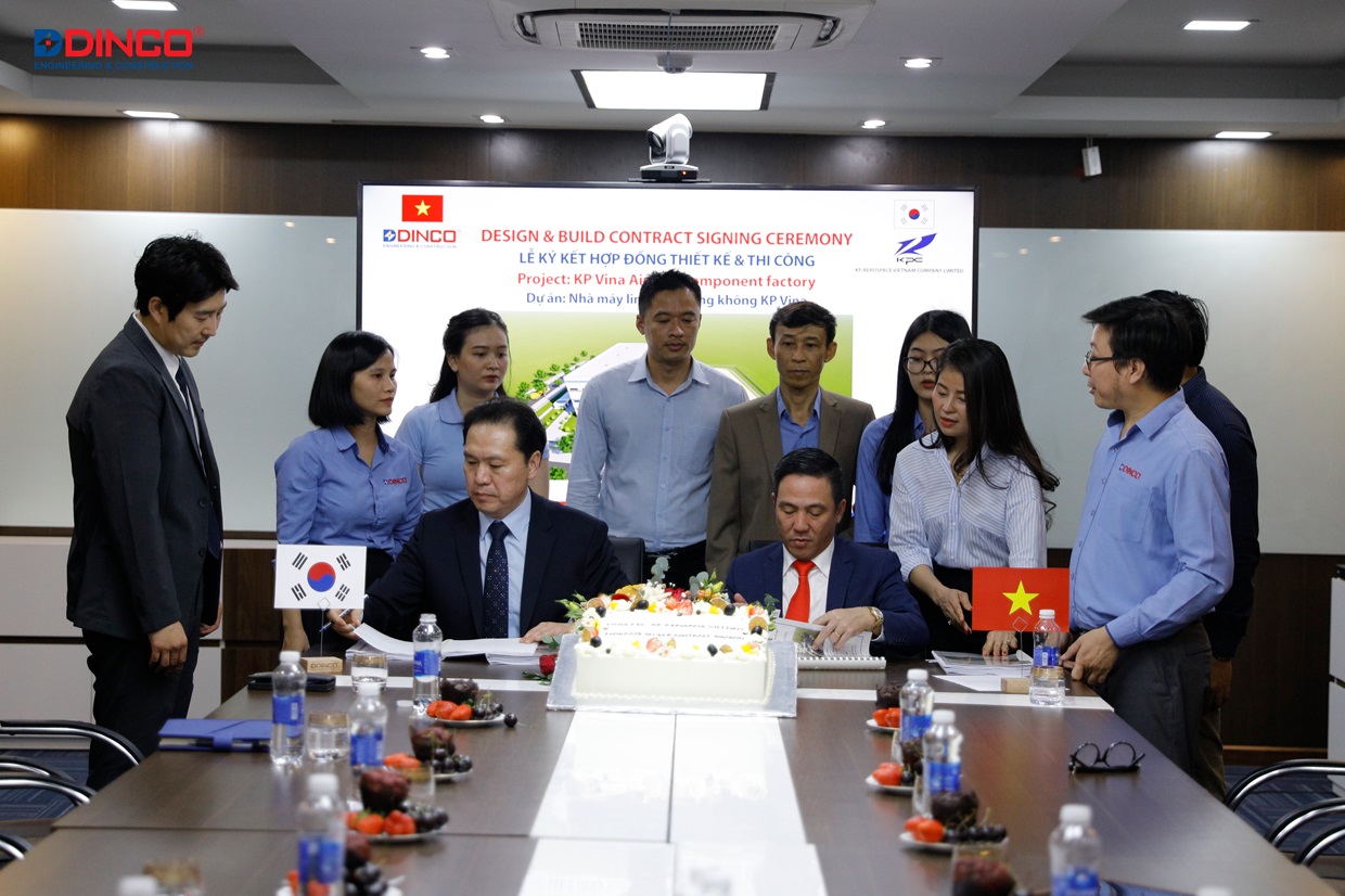 signing ceremony kp aero space vietnam